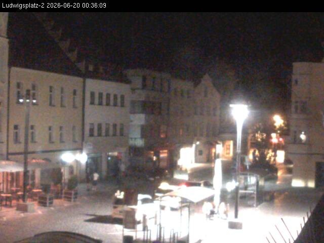 Archiv Foto Webcam Straubing Ludwigsplatz - Blick nach Osten