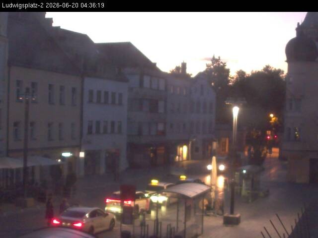 Archiv Foto Webcam Straubing Ludwigsplatz - Blick nach Osten