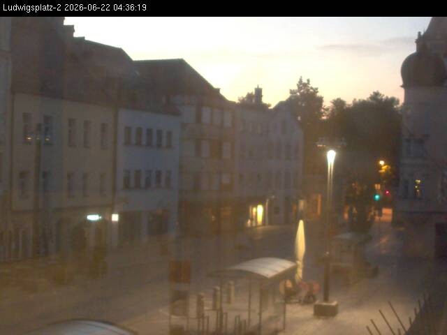 Archiv Foto Webcam Straubing Ludwigsplatz - Blick nach Osten