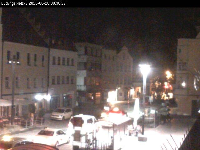Archiv Foto Webcam Straubing Ludwigsplatz - Blick nach Osten