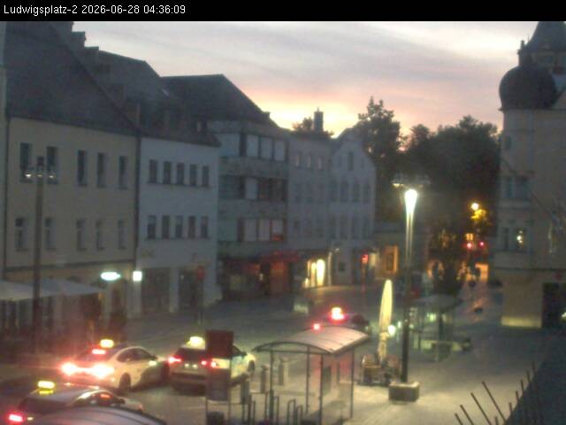 Archiv Foto Webcam Straubing Ludwigsplatz - Blick nach Osten