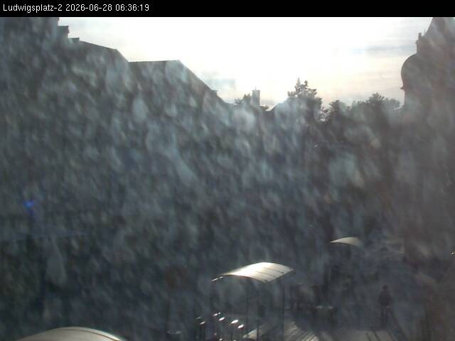 Archiv Foto Webcam Straubing Ludwigsplatz - Blick nach Osten