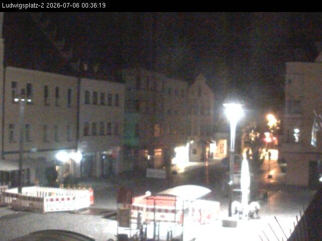 Archiv Foto Webcam Straubing Ludwigsplatz - Blick nach Osten