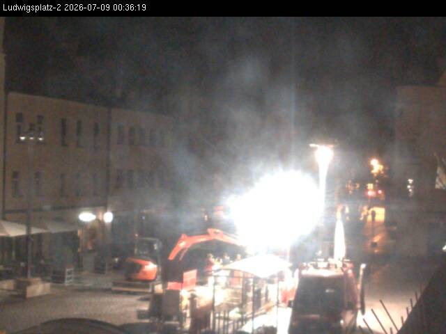 Archiv Foto Webcam Straubing Ludwigsplatz - Blick nach Osten