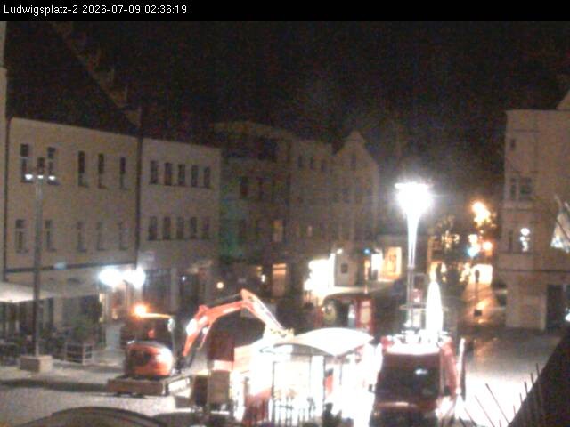 Archiv Foto Webcam Straubing Ludwigsplatz - Blick nach Osten