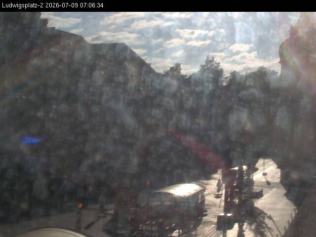 Archiv Foto Webcam Straubing Ludwigsplatz - Blick nach Osten