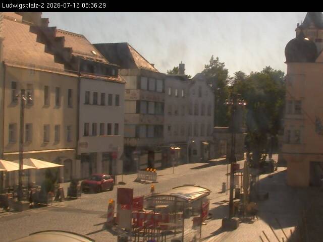 Archived image Webcam Ludwigsplatz Straubing - Eastern View