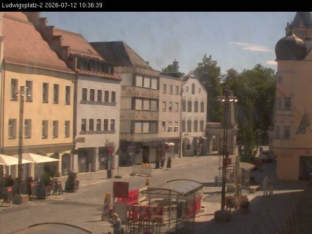Archived image Webcam Ludwigsplatz Straubing - Eastern View