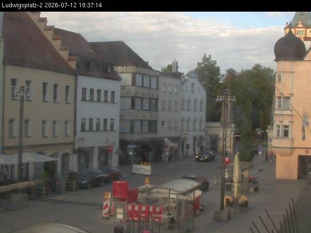 Archived image Webcam Ludwigsplatz Straubing - Eastern View