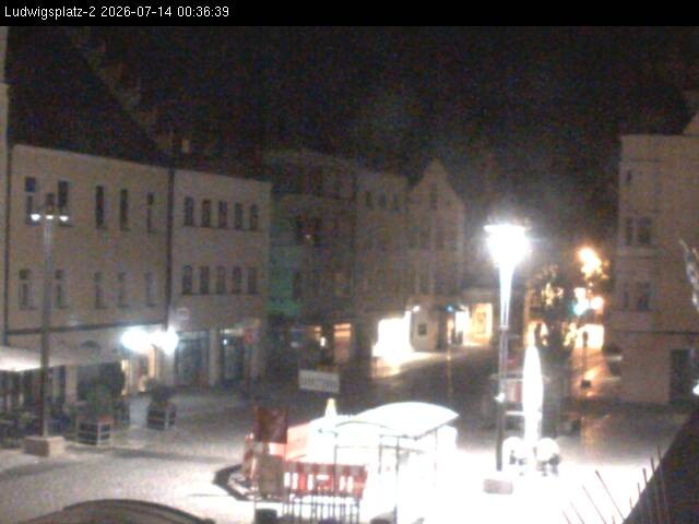Archiv Foto Webcam Straubing Ludwigsplatz - Blick nach Osten