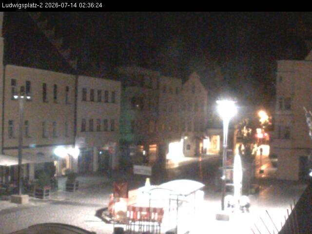 Archiv Foto Webcam Straubing Ludwigsplatz - Blick nach Osten