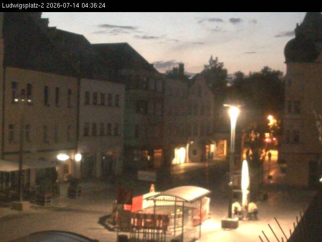 Archiv Foto Webcam Straubing Ludwigsplatz - Blick nach Osten