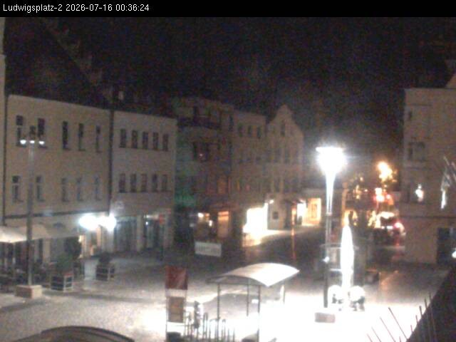 Archiv Foto Webcam Straubing Ludwigsplatz - Blick nach Osten