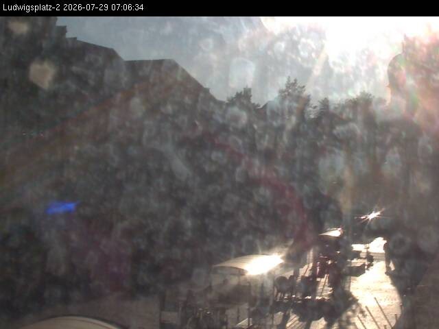 Archiv Foto Webcam Straubing Ludwigsplatz - Blick nach Osten