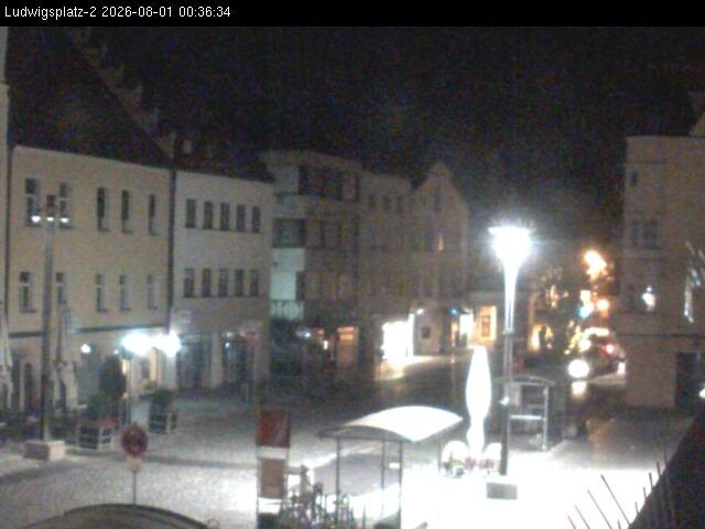 Archiv Foto Webcam Straubing Ludwigsplatz - Blick nach Osten