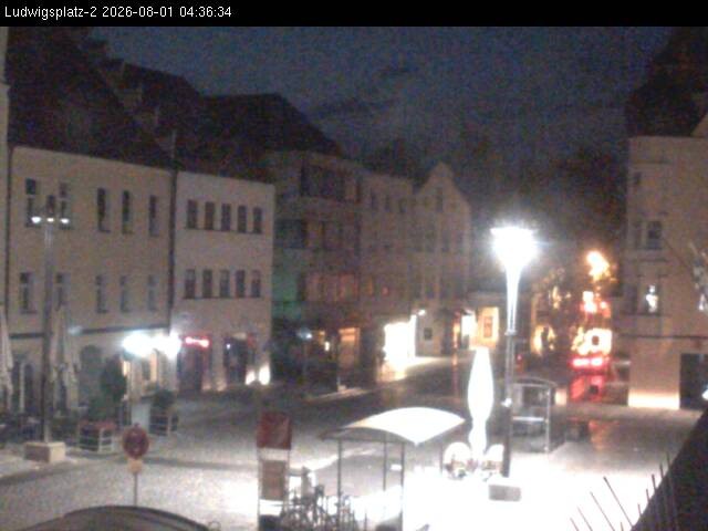 Archiv Foto Webcam Straubing Ludwigsplatz - Blick nach Osten