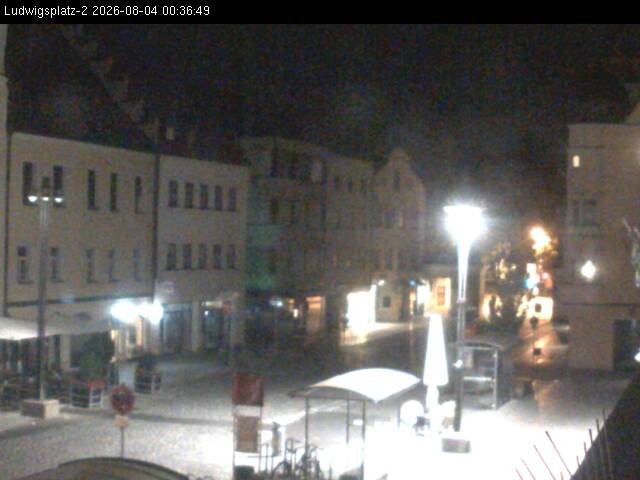 Archiv Foto Webcam Straubing Ludwigsplatz - Blick nach Osten