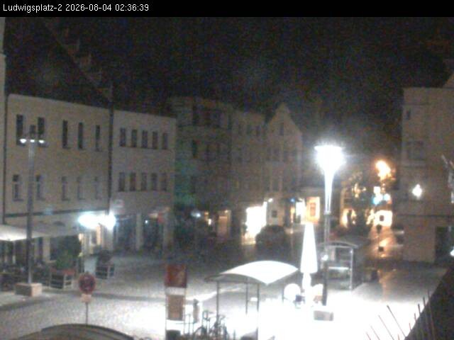 Archiv Foto Webcam Straubing Ludwigsplatz - Blick nach Osten