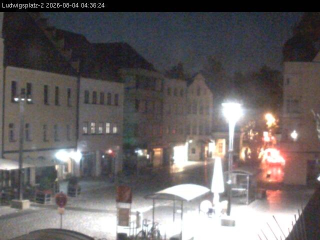 Archiv Foto Webcam Straubing Ludwigsplatz - Blick nach Osten