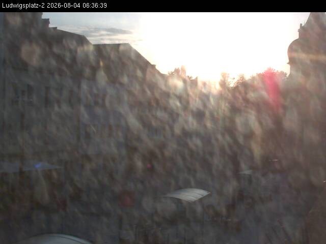 Archiv Foto Webcam Straubing Ludwigsplatz - Blick nach Osten