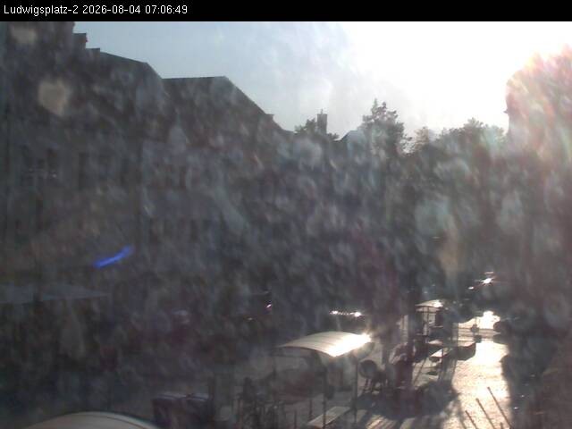 Archiv Foto Webcam Straubing Ludwigsplatz - Blick nach Osten