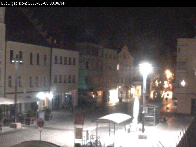 Archiv Foto Webcam Straubing Ludwigsplatz - Blick nach Osten