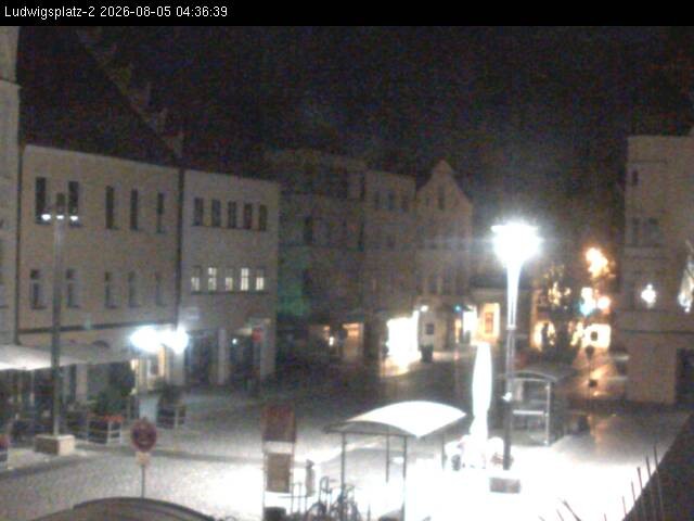 Archiv Foto Webcam Straubing Ludwigsplatz - Blick nach Osten