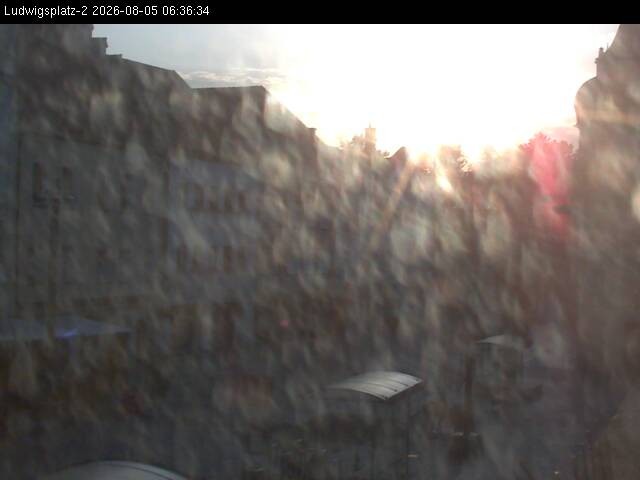 Archiv Foto Webcam Straubing Ludwigsplatz - Blick nach Osten