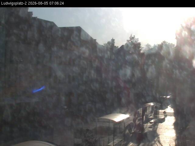Archiv Foto Webcam Straubing Ludwigsplatz - Blick nach Osten
