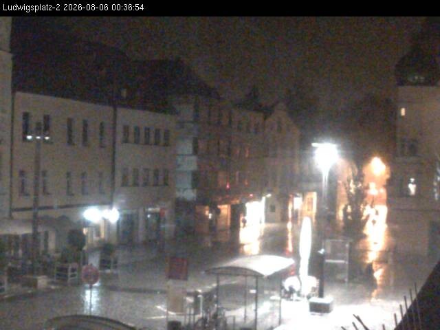 Archiv Foto Webcam Straubing Ludwigsplatz - Blick nach Osten