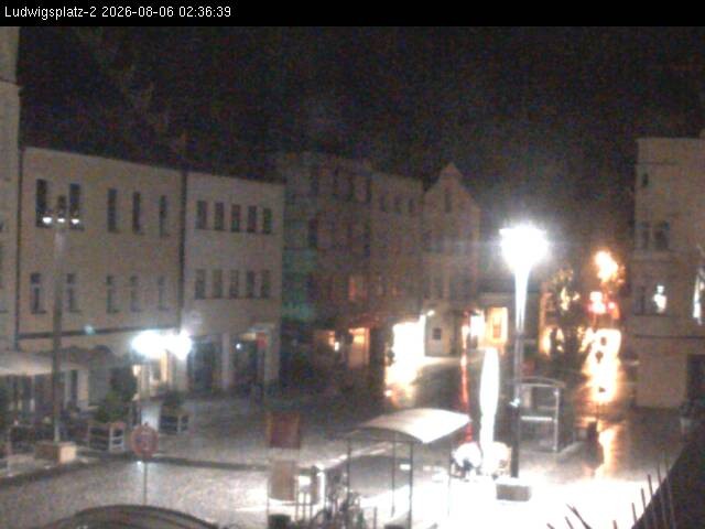 Archiv Foto Webcam Straubing Ludwigsplatz - Blick nach Osten
