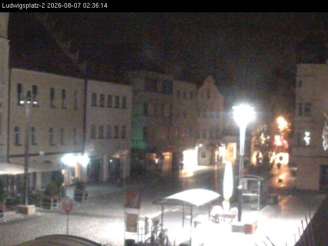 Archiv Foto Webcam Straubing Ludwigsplatz - Blick nach Osten