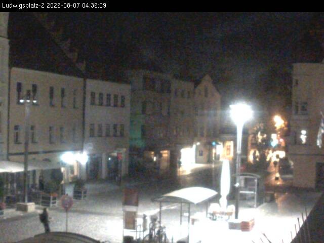 Archiv Foto Webcam Straubing Ludwigsplatz - Blick nach Osten