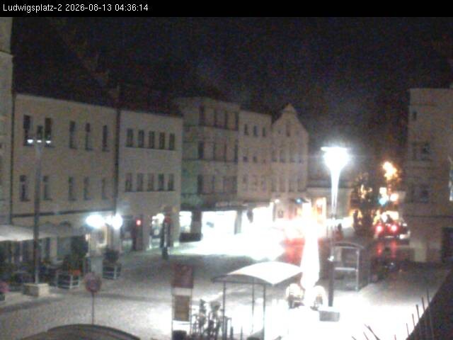 Archived image Webcam Ludwigsplatz Straubing - Eastern View