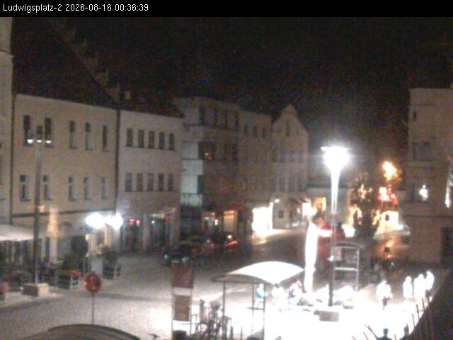 Archiv Foto Webcam Straubing Ludwigsplatz - Blick nach Osten