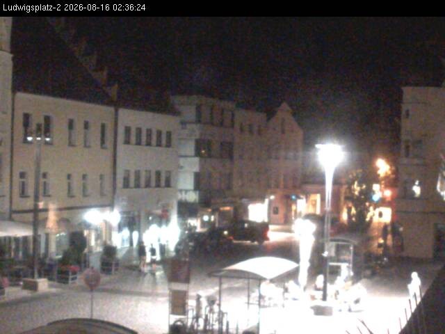 Archiv Foto Webcam Straubing Ludwigsplatz - Blick nach Osten