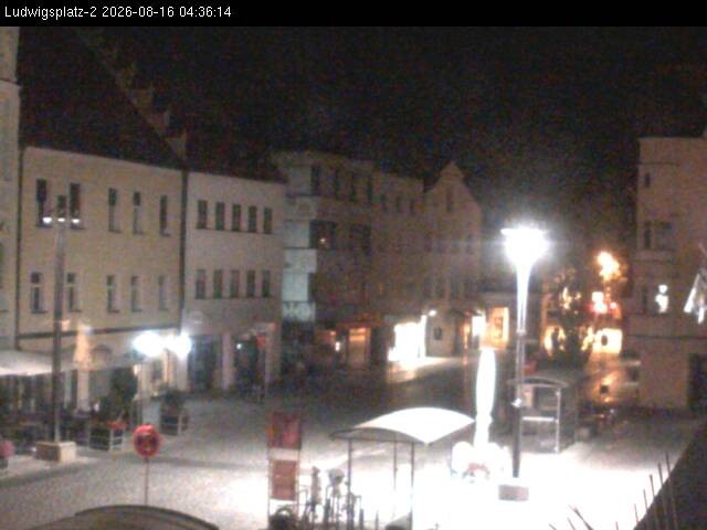 Archiv Foto Webcam Straubing Ludwigsplatz - Blick nach Osten