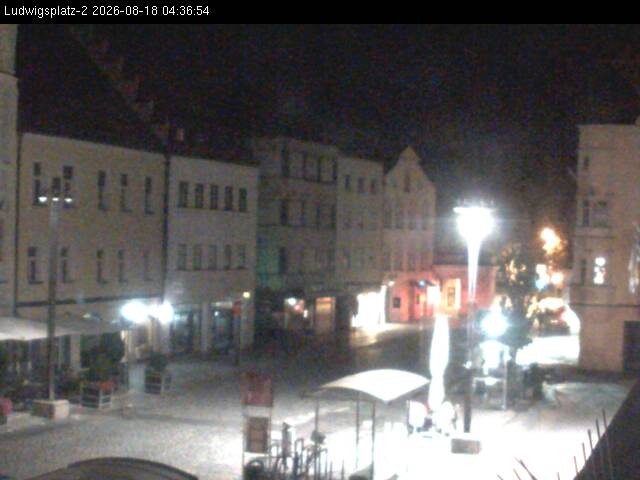 Archiv Foto Webcam Straubing Ludwigsplatz - Blick nach Osten