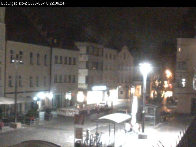 Archiv Foto Webcam Straubing Ludwigsplatz - Blick nach Osten