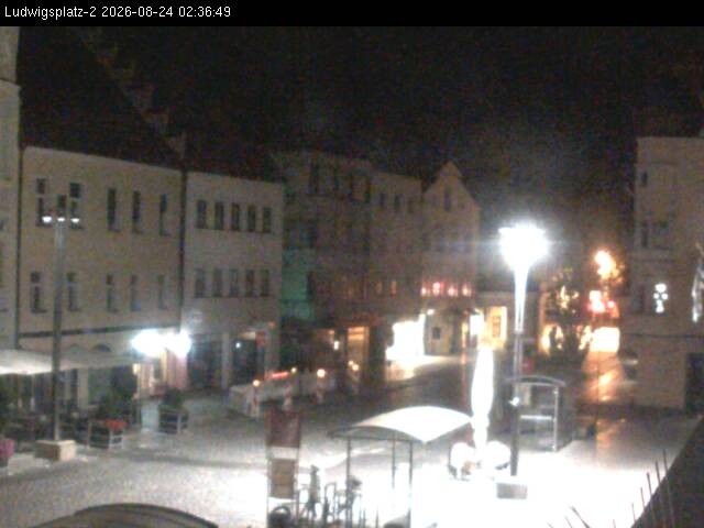 Archiv Foto Webcam Straubing Ludwigsplatz - Blick nach Osten