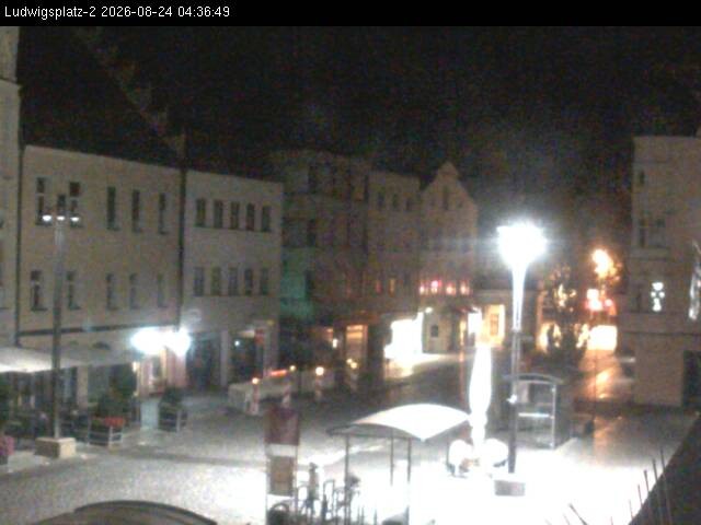 Archiv Foto Webcam Straubing Ludwigsplatz - Blick nach Osten