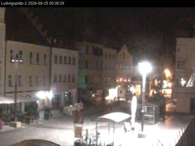 Archiv Foto Webcam Straubing Ludwigsplatz - Blick nach Osten