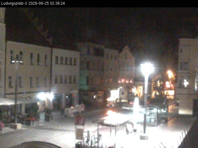 Archiv Foto Webcam Straubing Ludwigsplatz - Blick nach Osten