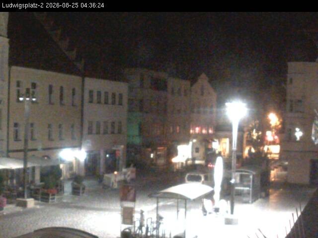 Archiv Foto Webcam Straubing Ludwigsplatz - Blick nach Osten