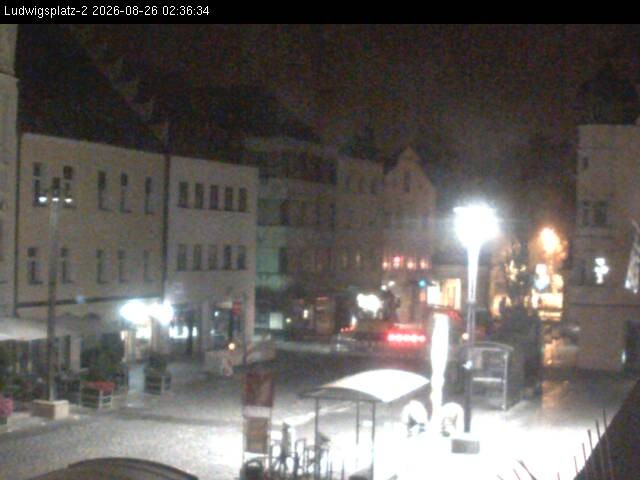 Archiv Foto Webcam Straubing Ludwigsplatz - Blick nach Osten