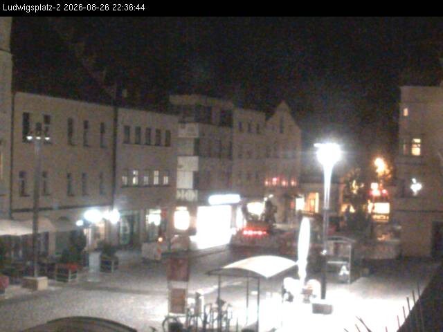 Archiv Foto Webcam Straubing Ludwigsplatz - Blick nach Osten