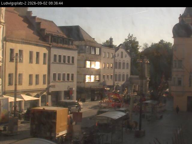 Archived image Webcam Ludwigsplatz Straubing - Eastern View