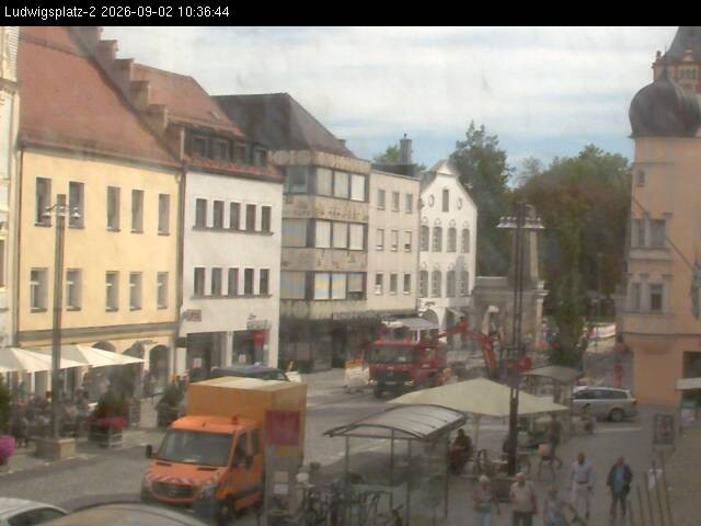 Archived image Webcam Ludwigsplatz Straubing - Eastern View