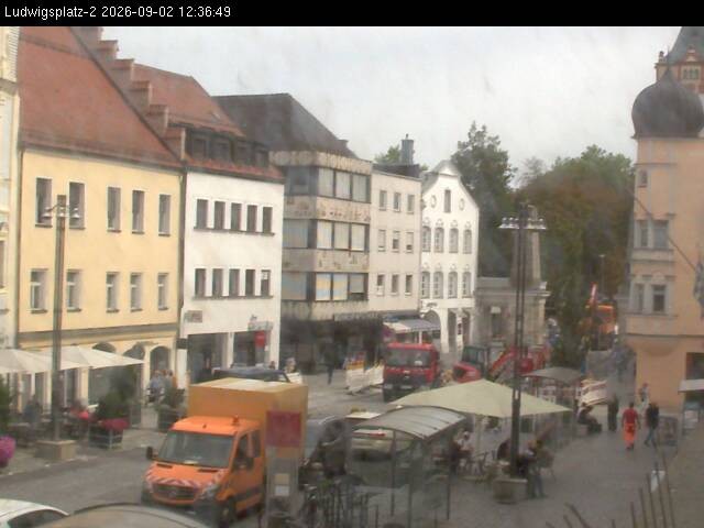 Archived image Webcam Ludwigsplatz Straubing - Eastern View