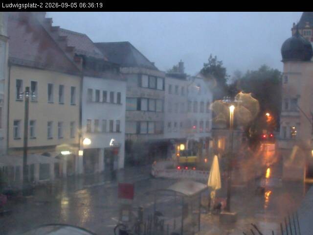 Archived image Webcam Ludwigsplatz Straubing - Eastern View